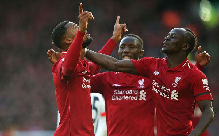  利物浦锋线全面开花，主场五球横扫伯恩茅斯